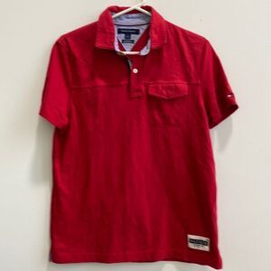 Tommy Hilfiger red polo